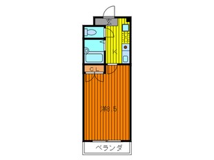 シャンテ三船Ⅱの物件間取画像